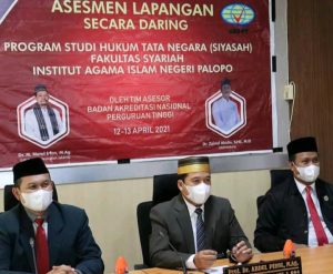 BAN-PT Lakukan AL, Rektor IAIN Palopo Apresiasi Prodi HTN