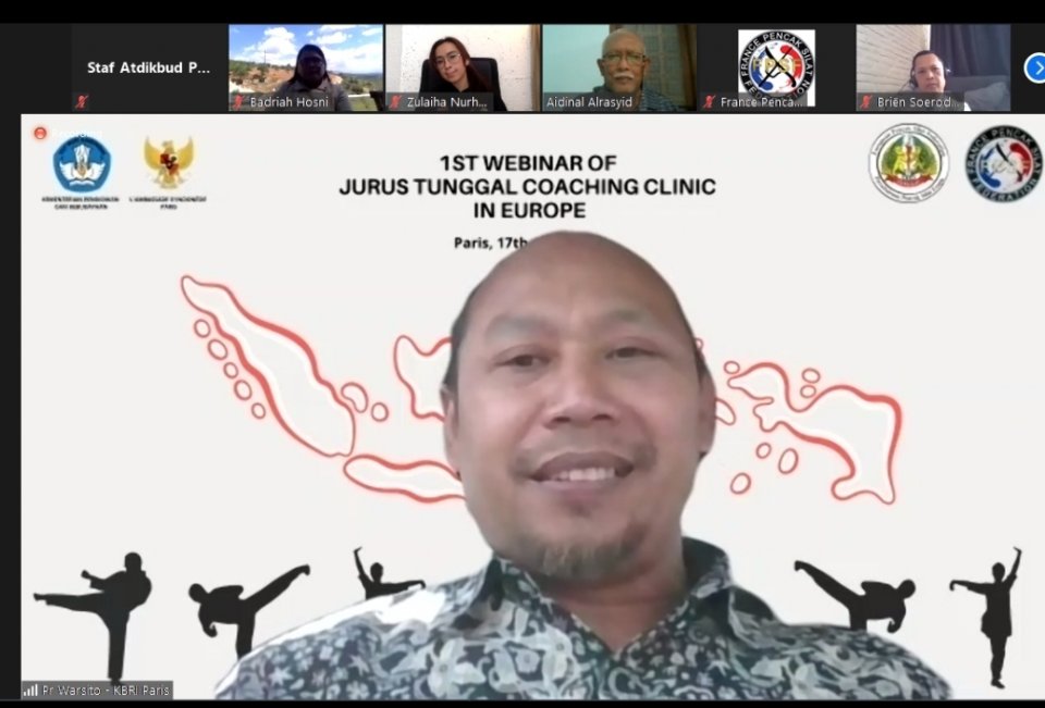 Gelar Pelatihan Jurus Tunggal se-Eropa, KBRI Paris Dukung Promosi Pencak Silat