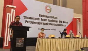 Ikut Bimtek Sinkronisasi, BPD dan Kepala Desa Diharap Bersinergi Layani Masyarakat