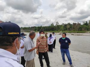 Wabup Suaib dan BBWSPJ Tinjau Lokasi Pembangunan Kanal Salu Matoto