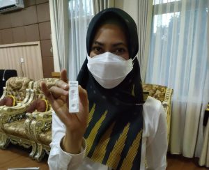 Usai Peringatan HUT XXII Luwu Utara, Bupati Swab Antigen. Ini Hasilnya