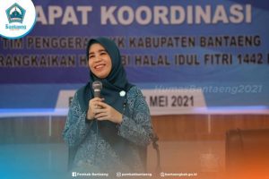TP PKK Bantaeng Gelar Rakor Dirangkaikan Halal Bihalal
