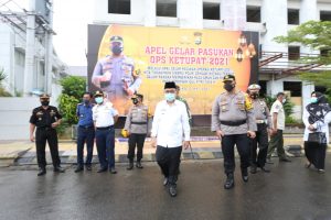 Walikota Palopo Inspektur Upacara Apel Gelar Pasukan Ops Ketupat 2021, Begini Pesan Kapolri
