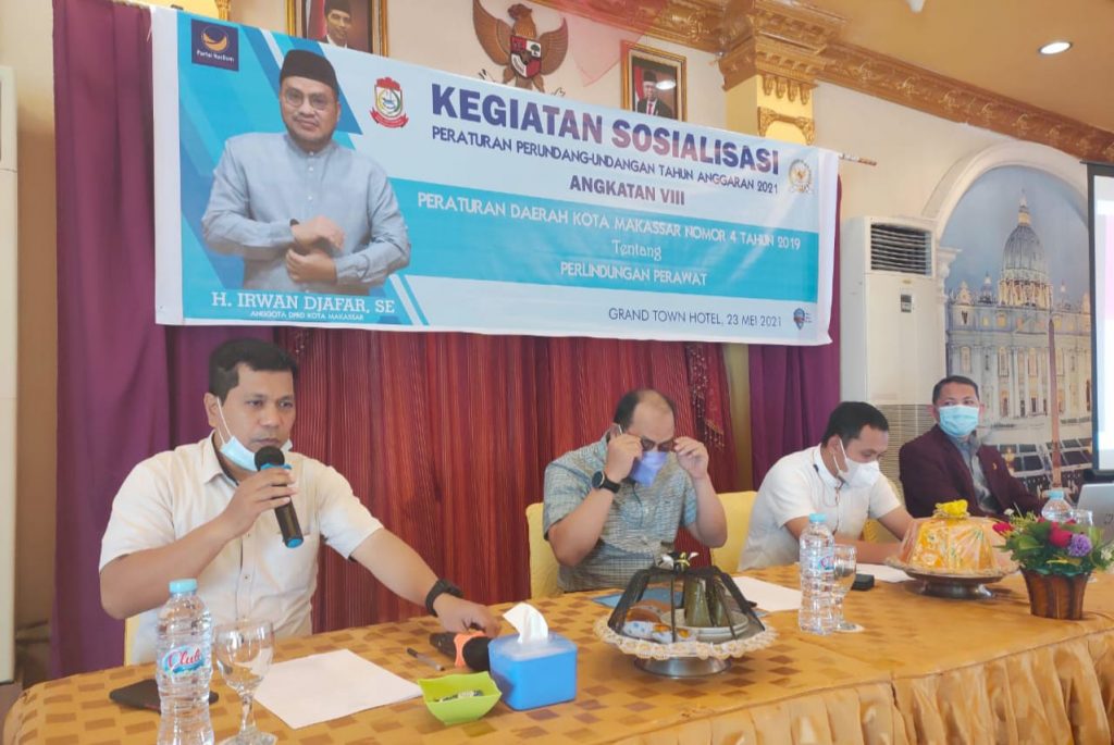 Anggota DPRD Makassar Sosialisasikan Perda Perlindungan Perawat