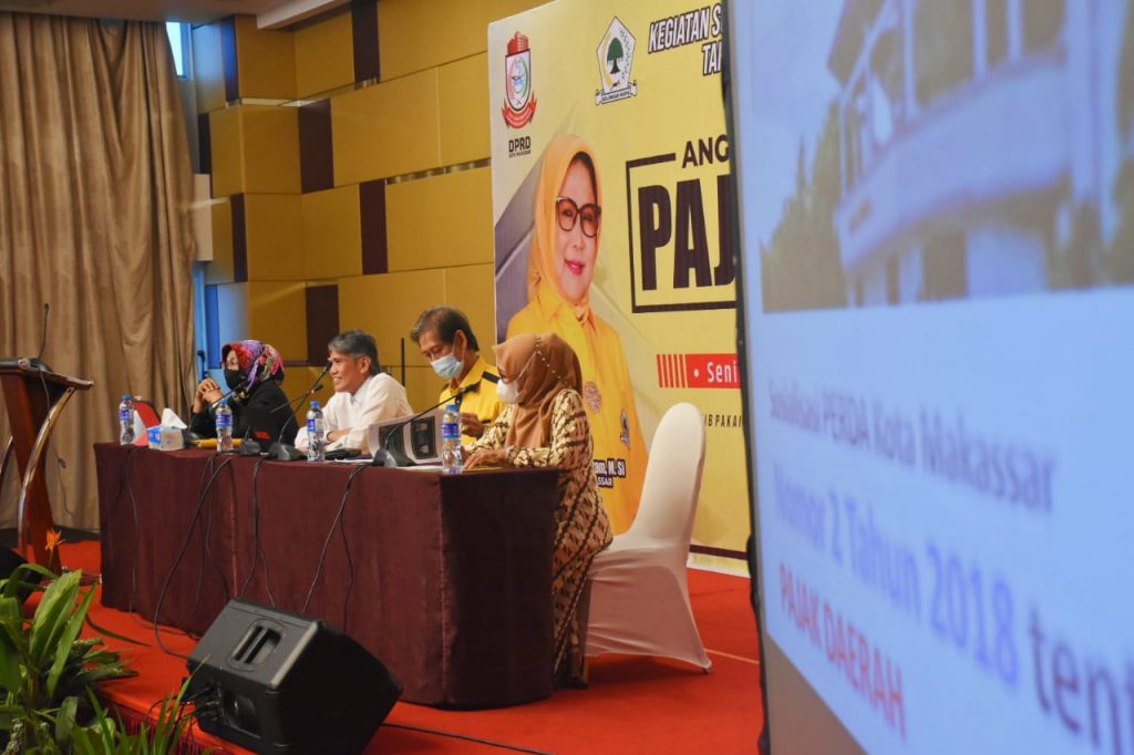 Sosialisasi Perda Pajak, Anggota DPRD Makassar Imbau Wajib Pajak Tingkatkan Kesadaran