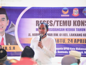 Reses di Lakkang, Rudianto Lallo Ajak Warga Sukseskan Makassar Recover