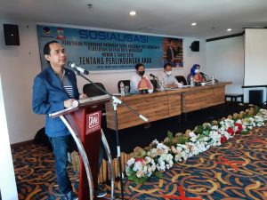 Rudianto Lallo Sosialisasi Perda Perlindungan Anak