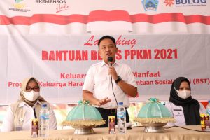 Bupati Bantaeng Lepas Penyaluran Bantuan Beras PPKM
