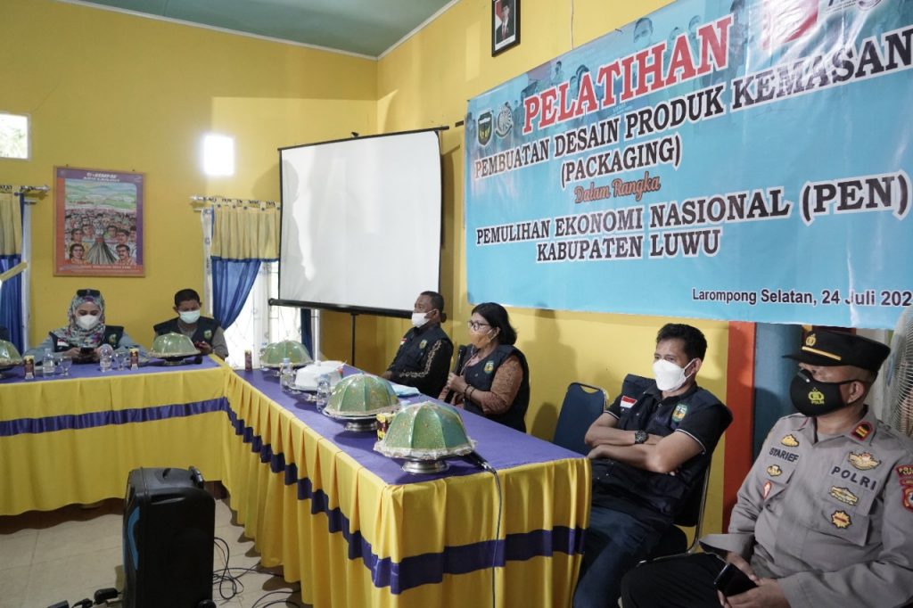 Pemkab Luwu dan Satgas PEN Gelar Pelatihan Pembuatan Desain Produk Kemasan, Libatkan Pelaku UMKM  