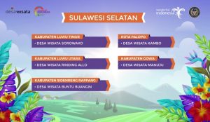 Desa Rinding Allo di Luwu Utara Masuk Nominasi Anugerah Desa Wisata Indonesia 2021