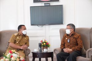 Temui Plt Gubernur, Taufan Pawe Laporkan Kebutuhan Vaksin Dosis I di Kota Parepare