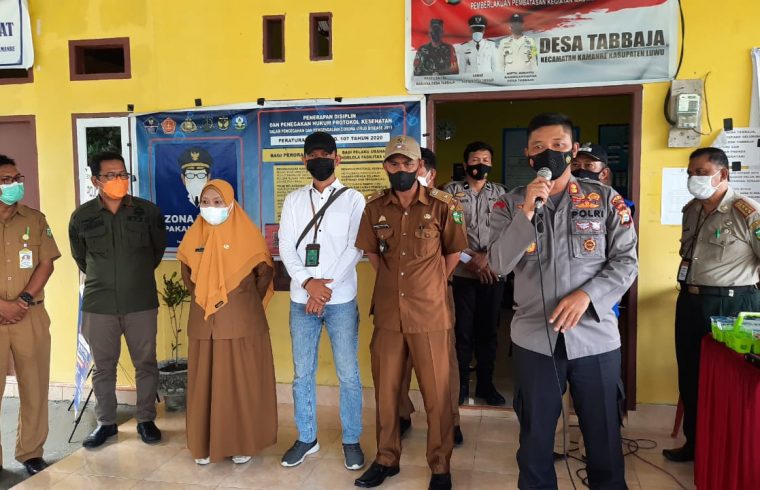 Satgas Penanganan Covid-19 Luwu Pantau Vaksinasi di Desa Percontohan, Target 90 Persen Masyarakat