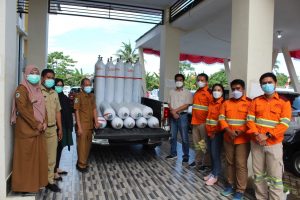 Bantu Atasi Covid-19 di Kabupaten Luwu, Masmindo Sumbang 20 Tabung Oksigen
