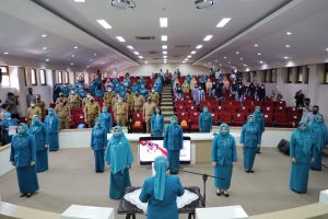 Lantik dan Serah Terima Jabatan 14 Ketua TP PKK Kecamatan, Ini Pesan Indira Yusuf Ismail