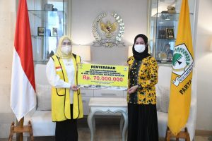Bupati Luwu Utara Terima Bantuan Untuk Penyitas Banjir Bandang Dari IIFPG