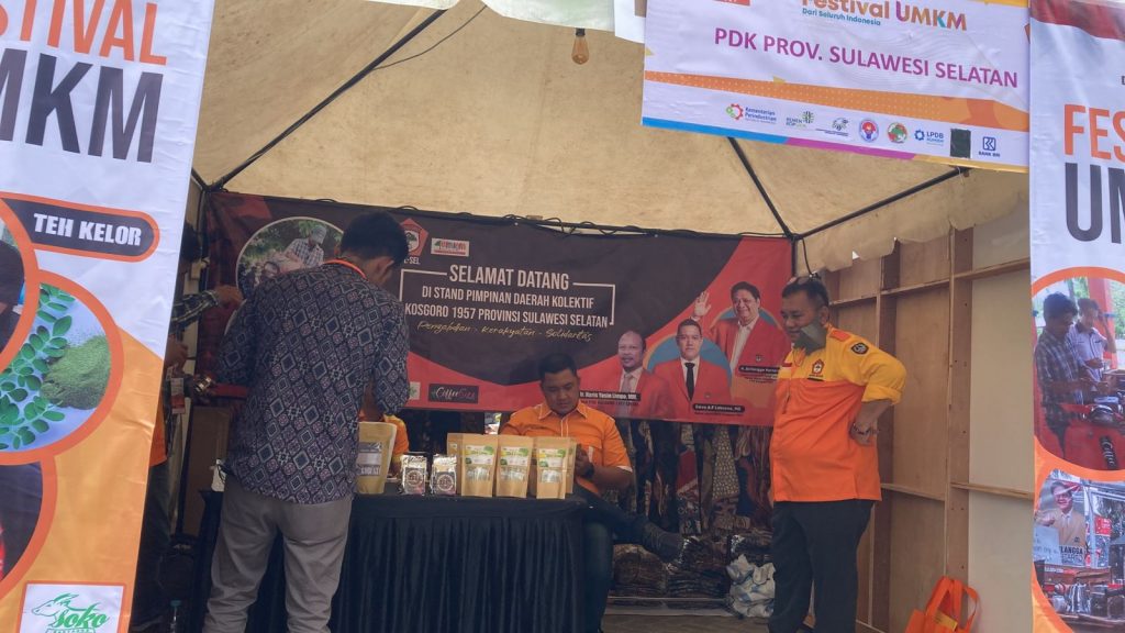 Kosgoro Sulsel Pamerkan Kopi Banyorang dan Teh Kelor Bantaeng di Jakarta