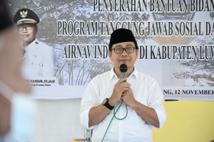 Terima Bantuan TJSL dari AirNav, Warga UPT Lantang Tallang Diminta Ciptakan Inovasi