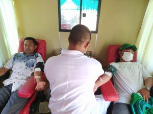Kolaborasi Bakti Sosial Donor Darah di Mappedeceng, 29 Kantong Darah Terkumpul