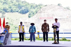 Plt Gubernur Sulsel Dampingi Jokowi Resmikan Bendungan Karalloe di Gowa-Jeneponto