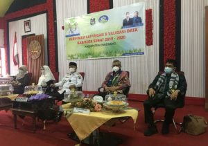 Bupati Muslimin Bando Terima Kunjungan Tim Validasi Lapangan dan Evaluasi Data Kabupaten Sehat