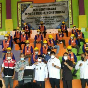 Bupati Enrekang Buka Pembekalan dan Uji Sertifikasi Tenaga Kerja Konstruksi