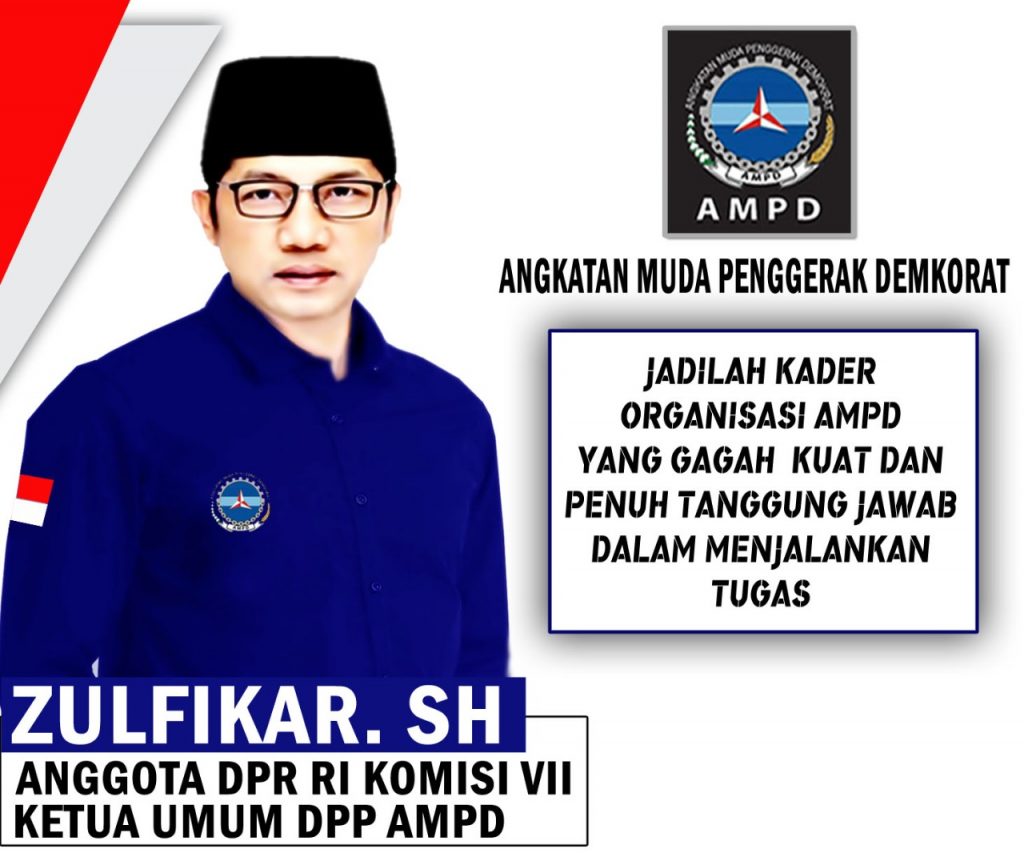 AMPD Sulsel Antusias Sambut Kedatangan AHY di Makassar