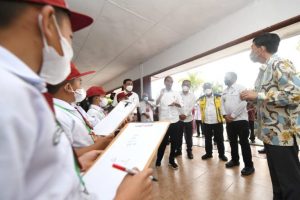 Presiden Jokowi Temui Anak-anak Jago Matematika di Sumut