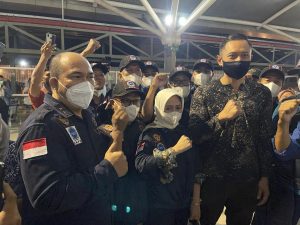 Kader AMPD Jemput AHY, Teriakan AHY Presiden Menggema di Bandara Hasanuddin