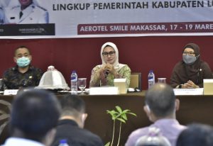 Indah Putri Buka Pembukaan Coaching Clinic Penyusunan Anjab dan ABK Lutra