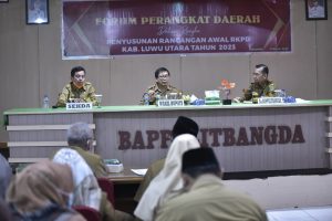 Pemkab Lutra Gelar Forum Perangkat Daerah untuk Menyusun RKPD 2022