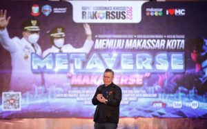 Daniel Surya Paparkan Makna Metaverce di Rakorsus Makassar 2022
