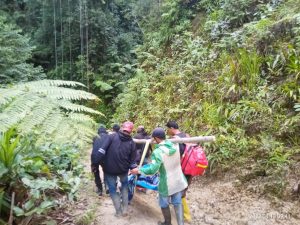 Aksi Kemanusiaan PSC 119 Luwu Utara Bantu Korban Jatuh Jurang 40 Meter