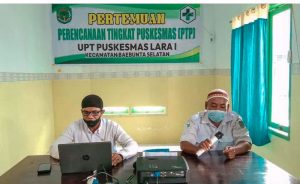 Tingkatkan Cakupan Mutu Pelayanan, UPT Puskesmas Lara 1 Gelar Pertemuan PTP