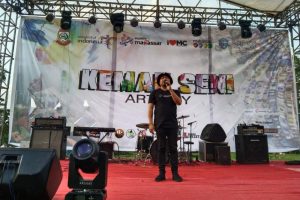 Hadirkan Pelaku Seni, Kadispar Makassar Apresiasi Event Kemah Seni Art Day