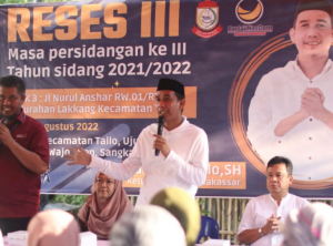 Reses di Lakkang, Rudianto Lallo Janji Bereskan Air Bersih Hingga Limbah