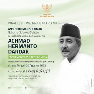Ayah Wagub Jatim Meninggal Dunia, Gubernur Andi Sudirman Sampaikan Duka Cita Mendalam
