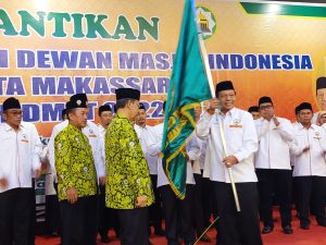 Ketua Komisi D Andi Hadi Ibrahim Baso Hadiri Pelantikan Pengurus DMI Kota Makassar