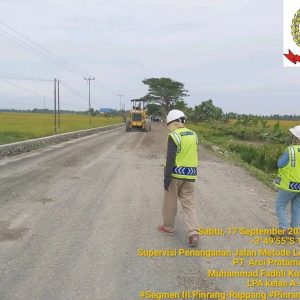 Pemprov Sulsel Tangani Long Segment Ruas Pinrang-Batas Soppeng