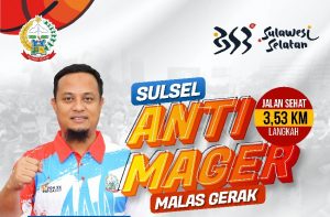 Gubernur Ajak Warga ‘Sulsel Anti Mager’ Sepanjang 3,53 Km, Siapkan Hadiah Utama Umrah