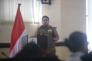 Bersama KPK, Sekda Sulsel Pimpin Rapat Evaluasi Capaian MCP Semester I