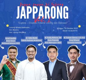 Akhir Pekan, Dispora Makassar Ajak Masyarakat Jappa-Jappa ri Lorong