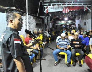 Kunjungan Dapil, Abdul Wahab Tahir Upayakan Pengaspalan Jalan Rampung Tahun Ini