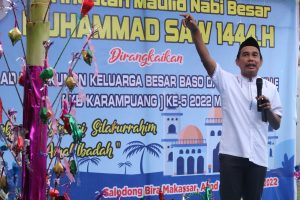 Ketua DPRD Rudianto Lallo Bareng Raja Gowa Andi Kumala Idjo Hadiri Maulid Nabi Muhammad 1444 H