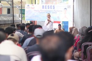 Hari Pertama Reses, Rudianto Lallo Terima Keluhan Drainase dan Jalan Rusak