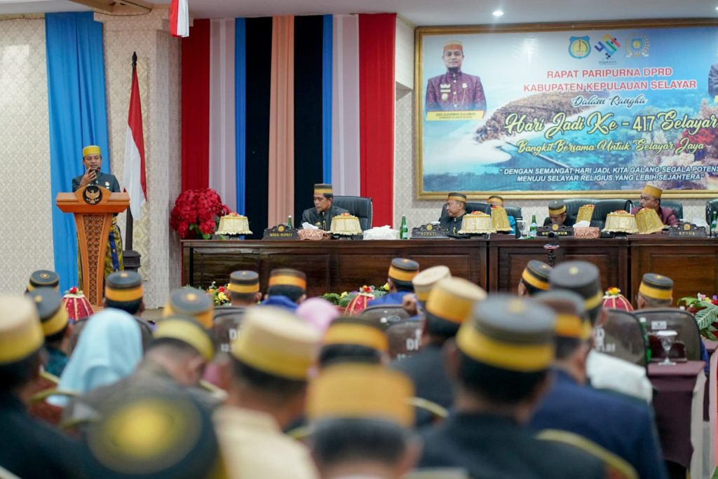 417 Tahun Kabupaten Kepulauan Selayar, Gubernur Sulsel: Bangkit Bersama Wujudkan Selayar Jaya