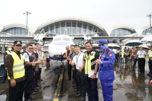 Gubernur Andi Sudirman Resmikan Penerbangan Rute Makassar-Bone-Kendari dan Makassar-Bone-Balikpapan