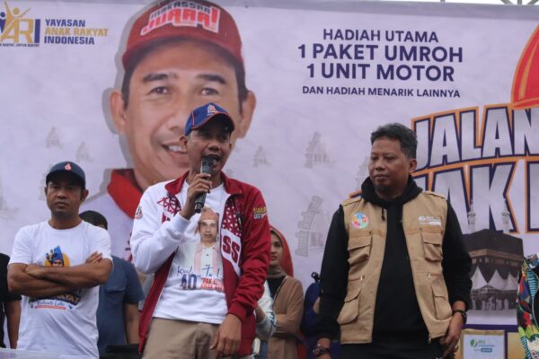 Ribuan Warga Manggala Meriahkan Jalan Sehat Yayasan Anak Rakyat Indonesia