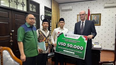 ASFA Salurkan Bantuan untuk Korban Gempa Turki dan Suriah 100.000 USD