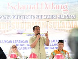 Kunjungan Lapangan di Ruas Kabere, Gubernur Andi Sudirman: Alhamdulillah, 90% Rampung yang Rusak Berat