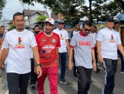 Pagi Ini, Rudianto Lallo Bersama Danny Pomanto Jalan Sehat Bersama Ribuan Masyarakat Kabupaten Bone